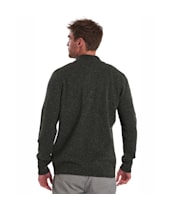Men’s Barbour Tisbury Half Zip Sweater - Dark Seaweed