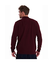 Men’s Barbour Tisbury Half Zip Sweater - Ruby