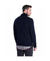 Men’s Barbour Gamlan Half Zip Sweater - Navy