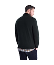 Men’s Barbour Gamlan Half Zip Sweater - Olive