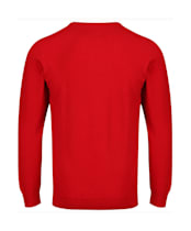 Men's Barbour Essential Lambswool Crew Neck Sweater - Chilli Red