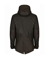 Men's Barbour Game Waxed Parka Jacket - Olive
