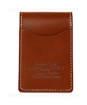 Men's Fjallraven Ovik Card Holder - Leather Cognac