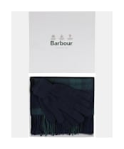 Men’s Barbour Scarf and Glove Gift Box - Black Watch Tartan