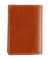 Fjallraven Leather Passport Cover - Leather Cognac