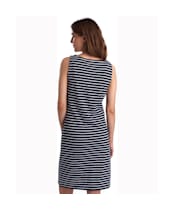 Women's Barbour Dalmore Stripe Dress - Navy / White