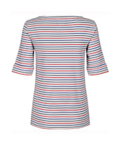 Women's Crew Clothing Orchid Stripe Top - Navy / Red / Ultramarine