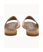 Women's Sorel Ella Block Slide Sandals - Natural Tan