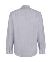 Men's R.M. Williams Collins Cotton Twill Shirt - Navy / White