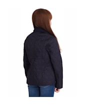 Girl's Barbour Summer Liddesdale Quilted Jacket, 2-9yrs - NAVY/MOONL PINK