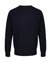 Men's Schoffel Lambswool Crew Neck Sweater - Navy
