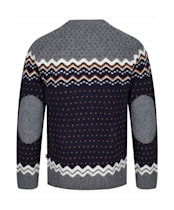 Men’s Fjallraven Ovik Knit Sweater - Dark Navy