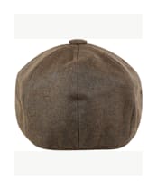 Women's Schöffel Newsboy Cap - Loden Green Herringbone Tweed