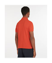 Men's Barbour Sports Polo 215G - Paprika