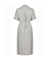 Women’s GANT Linen Chambray Shirt Dress - Aloe Green