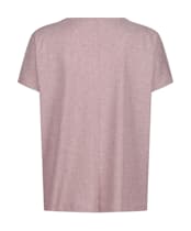 Women’s Tentree Ribbed Scoop Neck T-Shirt - Twilight Mauve Heather