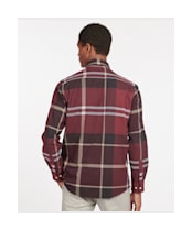 Men’s Barbour Dunoon Tailored Shirt - WINTER RED