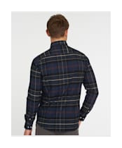 Men’s Barbour Lutsleigh Shirt - NAVY MARL CHECK