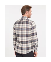 Men’s Barbour Portdown Tailored Shirt - Ecru Check