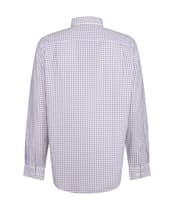 Men’s R.M. Williams Collins Shirt - Navy / Burgundy / White
