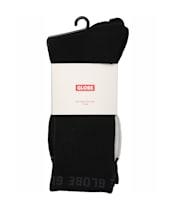 Globe Low Impact Crew Socks – 3 Pack - Assorted