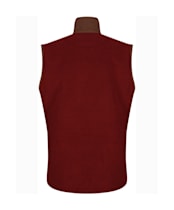Men's Alan Paine Aylsham Fleece Waistcoat - Bloodstone