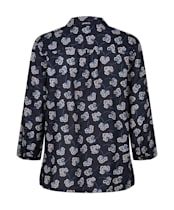 Women's Seasalt Brea Hill Shirt - Marble Leaf Dark Night