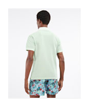 Men's Barbour Washed Sports Polo Shirt - DUSTY MINT