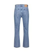 Women’s GANT Cropped Flare Jeans - Mid Blue Broken Indigo