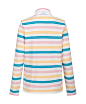 Women’s Crew Clothing Padstow Sweat - Apricot / White / Coral