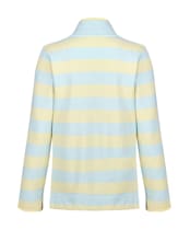 Women’s Crew Clothing Half Button Sweater - Blue / Yellow