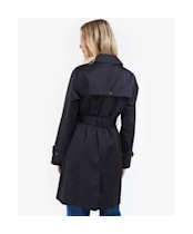 Women's Barbour Short Greta Showerproof Jacket - MIDNIGHT/ROSEWOO