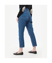 Women's Barbour Moorland High Rise Jeans - Original Wash