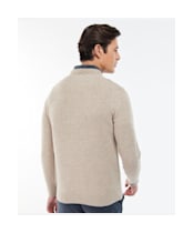 Men's Barbour Tisbury Crew Neck Sweater - Stone