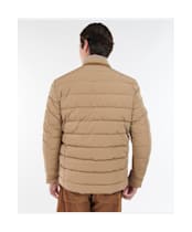 Men's Barbour Canning Quilted Jacket - SAND/GREY STONE