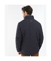 Men's Barbour Waterproof Shoveler Quilted Jacket - Navy