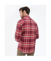 Men's Barbour Jackson Tailored Fit Shirt - Red