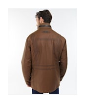 Men's Barbour Malcolm Wax Jacket - Brown