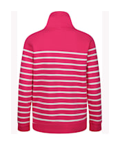 Women’s Joules Kinsley Cosy Funnel Neck Sweatshirt - PURPLE/CRM STRP