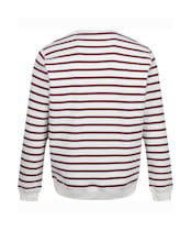 Men’s Crew Clothing Breton Crew Sweat - Ecru / Purple