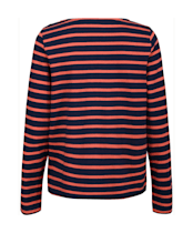 Women’s Joules Long Sleeved Aubree Graphic Top - NAVY/ORANGE STR