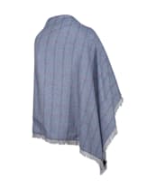 Women's Dubarry Hazelwood Tweed Poncho - DENIM HAZE