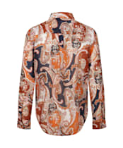 Women’s GANT Regular Paisley Shirt - GOLDEN ORANGE