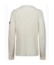 Women’s Musto Marina High Crew Neck Knit - Antique Sail White