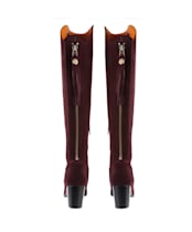 Women's Fairfax & Favor Amira Heeled Boots - Plum