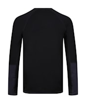 Men’s Mons Royale Olympus LS Merino Top - Black / 9 Iron 