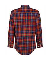 Men's Alan Paine Ilkley Flannel Button Down Collar Shirt - Red