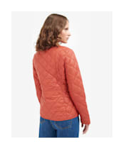 Women's Barbour Deveron Quilted Jacket - GERBERA/PALE PIN