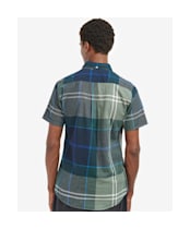Men's Barbour Douglas S/S Tailored Shirt - Kielder Blue Tar
