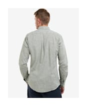 Men's Barbour Nelson Tailored Shirt - Bleached Olive